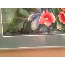 Margaret Cottingham Signed & Framed Watercolor