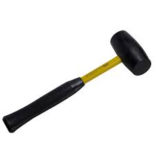 Hammers & mallets └ hand tools └ diy tools & workshop equipment └ home, furniture & diy all categories antiques art baby books, comics. 55mm 500g Dead Blow Rubber Hammer Mallet Wooden Shaft Handle Rubber Mallet Home Hammers Mallets