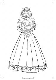 Free Printable Princess Pdf Coloring Pages 08 High Quality Free Printable Pdf Coloring Drawing Princess Printables Princess Coloring Pages Princess Coloring