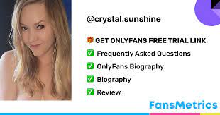 crystal.sunshine OnlyFans - Free Trial - Photos - Socials | FansMetrics.com