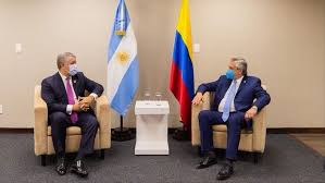 Iván duque márquez , is a colombian politician and lawyer who is the current president of colombia, in office since 7 august 2018. Ivan Duque Habla De La Pandemia Y El Comercio Con Alberto Fernandez Y El Rey Felipe