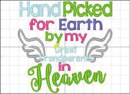 Download Hand Picked For Earth By My Great Grandparents In Heaven I Etsy Earth Baby Embroidered Baby Blankets Custom Baby Gifts
