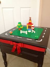 Lego Duplo Table Is Done I Can T Wait To See His Face Christmas Morning Diy Lego Duplo Table Lego Duplo Duplo Table