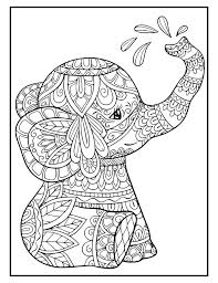 Mandala, heart, pattern to print color; Elephant Mandala Coloring Pages 50 Page Elephant Coloring Book For Adults And Kids Printable In 2021 Mandala Coloring Pages Mandala Coloring Books Mandala Coloring