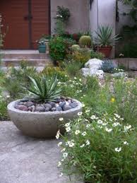 Bol Pentru Flori Turnat Din Ciment Rock Garden Landscaping Small Space Gardening Garden Design