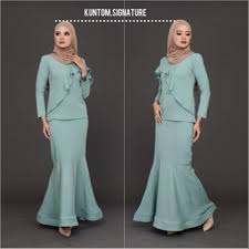 Baju kurung d'yana are exclusive, modern, and modest. Baju Kurung Moden Mini Mint Green Shopee Malaysia