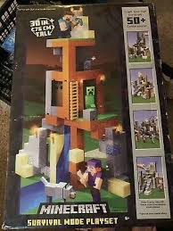 You can click on the playsets . Em03 Mattel Minecraft Survival Mode Playset Multicolor Open Box Minecraft Game Nowplaying Minecraft Survival Playset Craft Box