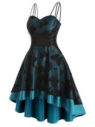 Plus Size Butterfly High Low Lace Up Cocktail Dress Cocktail Dress Classy High Low Party Dresses Classy Dress