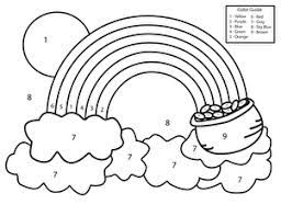 You can put a picture url in the. Color By Number Rainbow Worksheet Education Com