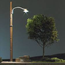 Woodland Scenics Just Plug Ho Scale Wooden Pole Street Lights Pkg Of 3 Wooden Poles Street Light Lights