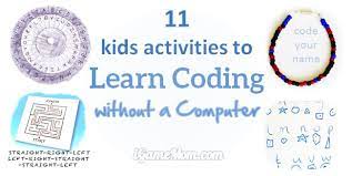 The point of these activities is to establish the this is another way to learn about coding without a computer. 11 Kids Activities To Learn Coding Without A Computer