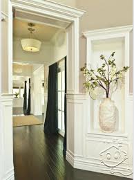 A modern front door welcomes guests as they enter hgtv's 2010 dream home. Interior Home Entrance Design Home Decoration