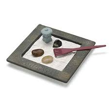 The faux blossom tree is easy to maintain and will not dry out. Buy Gifts Decor Miniature Table Top Zen Rock Garden Mini Tabletop Set Online At Low Prices In India Amazon In