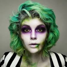 Green Hair Characters Google Search Beetlejuice Makeup Beetlejuice Halloween Halloween Hair