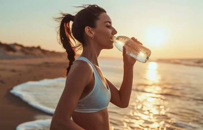 Tomar agua en Verano