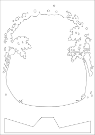 Light Box Template One Piece Waio Papercut Studio Facebook