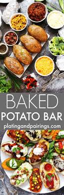 Here are some possible suggestions to take your party to the next level and surprise your. Baked Potato Bar How To With Free Printable Platings Pairings