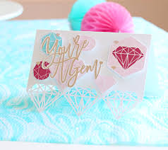 Making your cards for your friends and family can be an enjoyable hobby. You Re A Gem Card Making Paper Crafting Idea Kim Byers