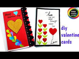 Find valentine cards for kids, and for adults. 2 Easy Handmade Valentine S Day Greeting Cards For Husband Boy Friend Diy Valentines Day Gift Cards Youtube