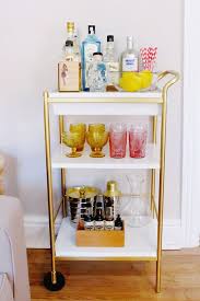 Stylish stoneware completes this delicious and decorative beverage station. 10 Bar Cart Styling Ideas How Designers Style A Bar Cart