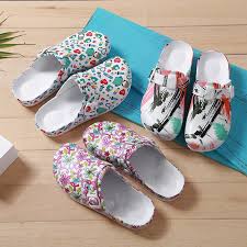 Zapatillas De Trabajo Unisex Para Medico Y Enfermera Zapatos Planos De Goma Eva Zuecos De Enfermeria Zapatillas De Spa Para Sala Quirurgica Zapatillas Aliexpress