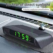 These clocks are excellent for organizations that need a large outdoor clock. Car Clock Auto Internal Stick On Digital Watch Solar Powered 24 Hour Built In Battery Auto Clock For Car Decoration Accessories Aliexpress