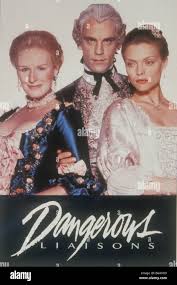 DANGEROUS LIAISONS -1988 POSTER Stock Photo - Alamy
