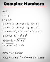 But sometimes you want to look back on the formula to see what it is. Complex Numbers Mathematics Maths School Collage Formulas Formula Equation Study Exam Collage Sol Complex Numbers Math Formula Chart Studying Math