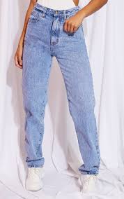 For wash & light fastness higher numbers are better. Mid Blue Acid Wash High Waist Straight Leg Jeans Prettylittlething Uae