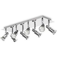 modern rectangular silver chrome 6 way