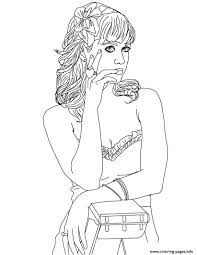 Printable katy perry celebrity coloring page. Katy Perry Coloring Pages Printable