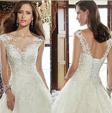 Neu weißelfenbein braut ballkleid hochzeitskleid. Luxus Spitze Brautkleid Hochzeitskleid Kleid Braut Von Babycat Collection Bc535 Ebay