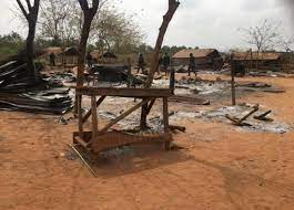 He did this because of the insecurities the fulani herdsmen are causing. Sunday Igboho Fulani Settlement Set On Fire In Ogun Video Daily Post Nigeria