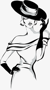 Black And White Woman Silhouette Fashion Girl Pattern Fashion Clipart Fashion Girl Model Png Transparent Clipart Image And Psd File For Free Down In 2020 Fashion Clipart Girl Model Woman Silhouette