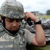 Spc. Lefate Jones of the 78th Training Division at