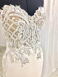This collection consists of fancy shirts and embroidered. Mermaid Lace Wedding Dress Custom Made Unique Strapless Etsy Long Sleeve Mermaid Wedding Dress Cornflower Blue Bridesmaid Dresses Trendy Wedding Dresses