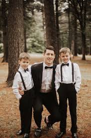 Black Bow Tie And Suspenders Set Black Bow Tie And Suspenders Set Perfect For Ring Bearer Or Page Boy Outfit Cake Smash Wedding Costume Baby Adult Sizes With Images Wedding Outfit For Boys Boy Outfits