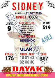 Syair Bocoran Prediksi Sydney 21 Agustus 2020 En 2020 Link Youtube