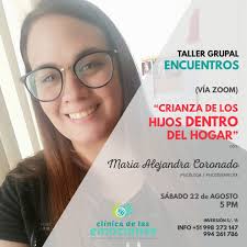 Hoy tenemos nuestros acostumbrados "Encuentros" con nuestra especialista  María Alejandra Coronado. El tema de esta semana es "Crianza de los hijos  dentro del hogar" a partir de las 5 pm. Recuerda que