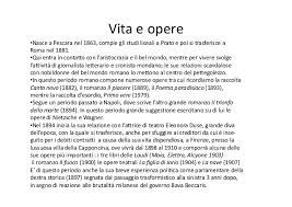 D'annunzio nacque a pescara nel 1863. Gabriele D Annunzio