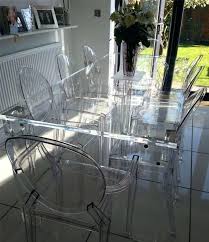 Clear Acrylic Dining Table And Chairs Uk Acrylic Dining Chairs Modern Glass Dining Table Glass Dining Table