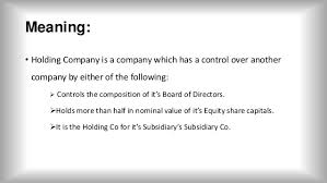 Letters of explanation are a fairly common part of the mortgage application process. Holding And Subsidiary Company