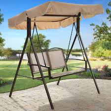 The canopy for the 421 lounge swing is a rectangular piece of fabric with pocketed. Cool And Simple Patio Swings Decoration Interior Design Inspirations