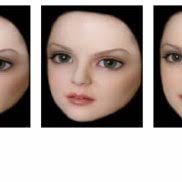 Example continuum of morph stimuli used in the two studies.