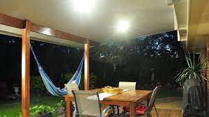 A Skillion Patio Roof Installed In A Ballina Backyard Patio Roof Patio Concrete Deck