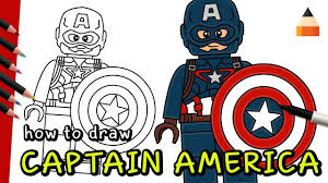 How To Draw Captain America Lego Captain America Marvel Captain America Drawing Drawings Captain America