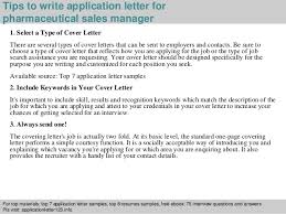 Cover Letter For Pharmaceutical Sales Job Sample Cover Letter