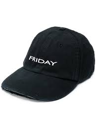 Black friday sur les vêtements : Vetements Cotton Friday Cap In Black Lyst