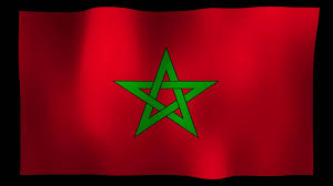 Das grüne pentagramm fügte erst sultan mulai yusuf im november 1915 hinzu. Kostenlose Marokko Flagge 4k Motion Loop Stock Video