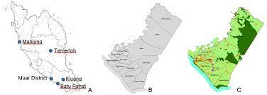 This town is now called 'the ceramic town'. A Map Of Peninsular Malaysia B 12 Sub Districts Of Muar C Lulc Download Scientific Diagram